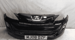 Zderzak przód przedni peugeot 308 ktvd czarny halogeny 1