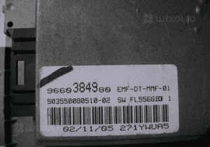 Peugeot 407 wyswietlacz monitor 9660384980 3