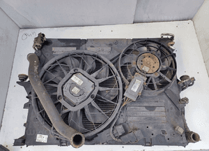 Porsche cayenne s 7L 4.5 V8 automat chłodnice komplet wentylator 7L0121203G 5