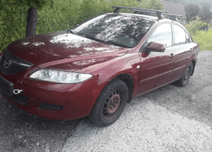 Mazda 6 02-07 Maska lampa zderzak pas atrapa 25H 4