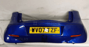 Zderzak tył tylny do mitsubishi colt 6 vi granat granatowy 1