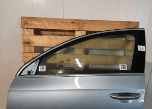 Drzwi przód przednie lewe do volkswagen vw passat B6 LB5M błękitny 6