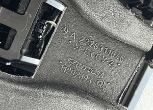 Podlokietnik schowek tunel mercedes s W222 org fv 8