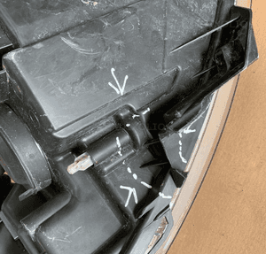PEUGEOT expert scudo jumpy lampa lewa h7 8