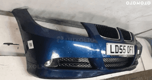 Zderzak przód przedni do bmw seria 3 E90/E91 lemans blau granatowy halogeny 3