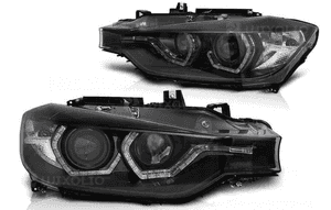 Relektory lampy bmw 3 F30 F31 led do jazdy dziennej xenon D1S 2