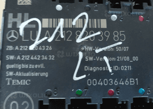 MERCEDES C 204  E 207 E 212 ML GL 164 moduł moduły drzwi zamka RÓŻNE NUMERY 5