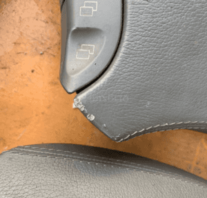 MERCEDES s 220 cl 215 poduszka air bag kierowcy szara czarna klawisze 3