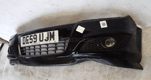 Zderzak przód przedni opel astra h 3 iii Z20R czarny lift fl + halogeny 3