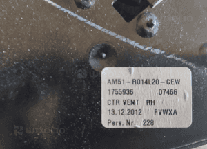 Kratka nawiewu prawa przód przednia ford c-max MK2 AM51-R014L20-CEW 6