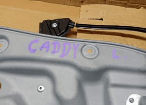 Mechanizm podnośnik szyby lewy przód manualny VW Caddy III 2K1837751AG 1T0837755F 8