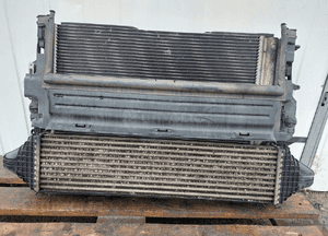 Chłodnice wentylator 31368505 moduł volvo V40 ii 2.0 D4 komplet 2
