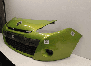 Zderzak przód przedni renault clio 3 iii lift fl tednq zielona limonka halogeny 3