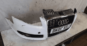 Zderzak przód przedni do audi A4 B7 s-line halogeny biały LY9C 4