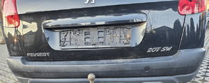 Peugeot 207 SW kombi Outdoor zderzak tył tylny  EXLD 1