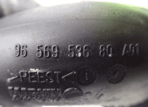 Citroen peugeot 1,6 rura wąż powietrza 9656953680 radom 3