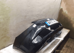 Zderzak przód przedni fiat grande punto 876 czarny halogeny 4
