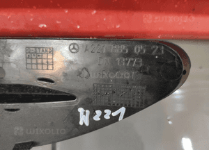 Mercedes W221 kratka dolna zderzaka przód przednia atrapa zaślepka oryg 10