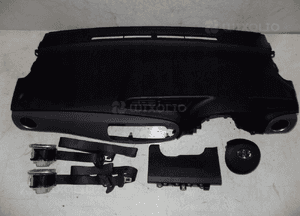 Toyota yaris iii 2011- konsola poduszki airbag pasy uk 2