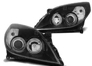 Stylowe Reflektory DEPO z Soczewkami do OPEL VECTRA C SIGNUM 2005-2008 3