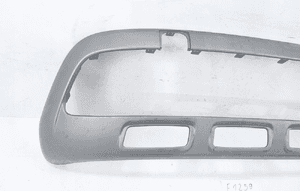 Fiat 500L lift 2017- ramka grilla kratki atrap zderzaka 735650613 735711377 2