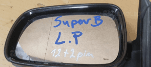 Lusterko lewe elektryczne 14 PIN 12+2 PIN Skoda Superb I 9910 10