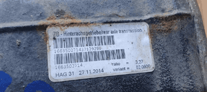 Most dyfer dyferencjał tył tylny Mercedes GL X166 W166 3,27 1663502714 7