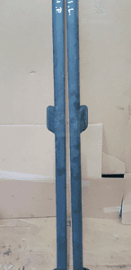 Relingi dachowe komplet prawy lewy Dacia Logan I 5