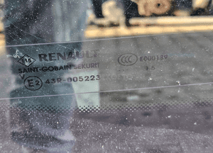 Renault Espace V klapa bagaznika szyba 4