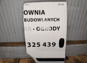Drzwi prawe przesuwne fiat fiorino/ citroen nemo/ peugeot bipper 2
