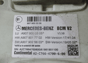 Moduł sterownik bcm mercedes sprinter W907 W910 A9079000305 3