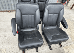 MERCEDES R 251  fotel fotele tylne czarna skóra idealne  podłokietnik 1
