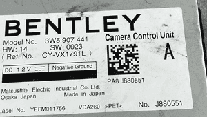 MODUL KAMERY BENTLEY CONTINENTAL 3W5907441 ORG FV 3