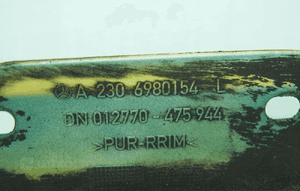 Listwa progowa lewa prawa kpl kolor 946 mercedes sl R230 6