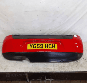 Zderzak tył tylny do volkswagen fox LP3G czerwony 1
