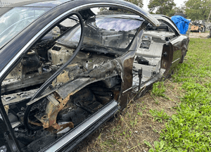 Mercedes CL 215  błotnik cwiartka dupa tył  pas dach klapa zderzak 4