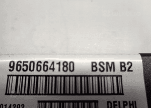 BSM B2 9650664180 CITROEN PEUGEOT 3