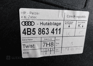 Półka tylna bagażnika Audi A6 C5 Sedan 4B5863411 6