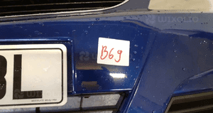 Zderzak przód przedni opel vectra c lift fl Z21B granat granatowy 2