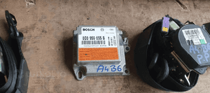 Konsola poduszki pasy AIRBAG sensor zestaw naprawczy Audi A4 B6 9