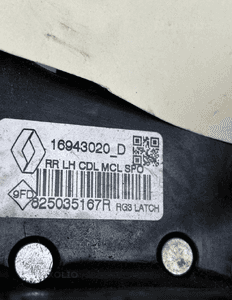 Zamek drzwi lewy tyl megane iv 4 825035167R org 4