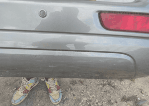 MITSUBISHI OUTLANDER III 3 12-15 przedlift ZDERZAK TYŁ TYLNY KOMPLETNY PDC 6