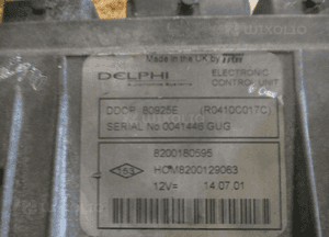 STEROWNIK SILNIKA CLIO MEGANE II 1.5DCI 8200180595 2