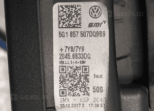 Vw golf vii lusterko zewnętrzne prawe 6 pin 8