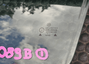 Szyba Szyby Drzwi Przód Przednia Tyl Tylna 97r VW Golf IV 4 5D Drzwi 7