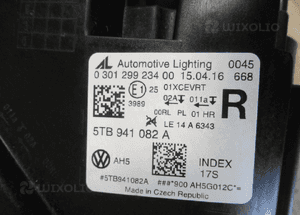 Lampa przednia prawa vw touran ii full led 2015- 17