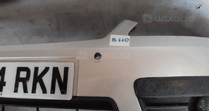 Zderzak przód przedni ford cmax c-max 03 srebrny pdc czujniki halogeny 3