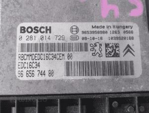 Citroen C4 I 1.6 HDI komputer silnika 0281011629 0281014729 9664257580 0281012980 9653958980 2