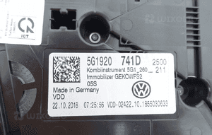 Licznik zegary vw golf vii 7 5G 31932KM 5G1920741D 4