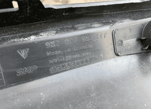 Zderzak tył tylny spojler dol porsche boxster 982 5